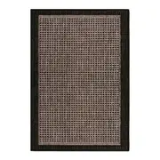 Bloomers Silver Black Rug