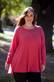 Merino Swing Top W Plaket--LUC-LU0643