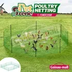 Chicken Fence Mesh Poultry Coop Runs Pen Farm Cage Net Habitat Safe House Turkey