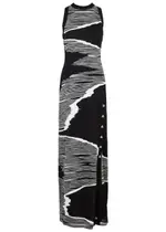 Missoni Space-dyed Knitted Maxi Dress - Black - 6 6