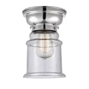 Innovations 184-LED Canton 1-Lt Flush Mount, P Chrome/Seed - 623-1F-PC-G184-LED