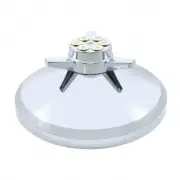 United Pacific 10273 Axle Hub Cover Axle Cover Hub Cap, Rear, Chrome, With