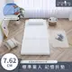 【House Door好適家居】超透氣網狀格紋表布 多功能記憶折疊床墊7.62cm厚-單人3尺 贈大和防蟎抗菌布套