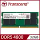 Transcend 創見 JetRam DDR5 4800 32GB 筆記型記憶體(JM4800ASE-32G)