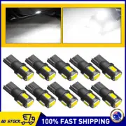 10X T10 LED 6SMD CARAVAN INTERIOR WEDGE LIGHT BULB CAMPING RV 4WD 12V WHITE AU (for: Smart)