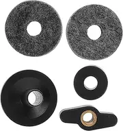 ibasenice 1set Cymbal Stand Parts for Drum Set Maintenance Plastic Sleeves and Felt Pads for Cymbal Mounting and Protection Drummer Accessories