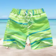 Beach Shorts Thin Not Sticky Boys Casual Swimming Beach Shorts Polyester