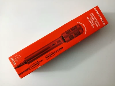 AUDIO-TECHNICA # AT9100 LOW IMPEDANCE UNIDIRECTIONAL Dynamic Microphone "new"