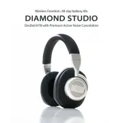 Noise Cancelling Decibel H78 Bluetooth Headphones Diamond Studio Silver