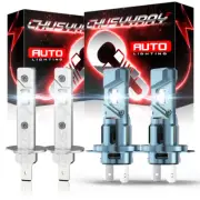 For Smart Fortwo 2005-2007 4X H7+H1 LED Headlight High /Low Beam Bulbs Combo (for: Smart)