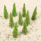 50pcs Plastic 6.5cm Trees Model Train Scenery Landscape Railway Wargame Layout