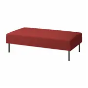 LILLEHEM 2-seat module, Gunnared/brown-red metal