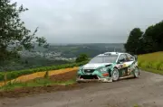 Jari Matti Latvala (FIN) on the shakedown stage 2007 WRC Rally Car Old Photo 4