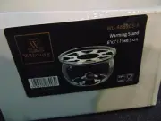 Wilmax Thermo Glass Warming Stand 6" X 3"/15 X 8.5cm WL 888903/A New in Box