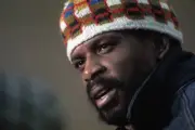 Ron Lyle casual during training for fight vs Jerry Quarry at - 1973 Old Photo 1