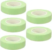 MUSISALY DIY Lash Extension Kit 5 Rolls Breathable Lash Tape 9M Long Non-Woven Green for False Lashes Application