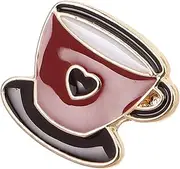 [VALICLUD] Vintage Brooch Fashion Pin for Women Cartoon Cup Brooch for Work Colleagues