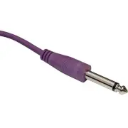 2' ft foot feet straight 1/4 guitar to effects fx pedal patch cable cord PURPLE