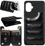 Compatible with Asus Zenfone 10 5G / Zenfone 10z Cover,2 in 1 (Wallet Card Holder+TPU Soft Shell) PU Leather Kickstand Magnetic Closure Protective Phone Case Black