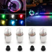 4pcs Multi-Color LED Car Wheel Tyre Tire Air Valve Stem Cap Light Lamp Universal (for: Honda)