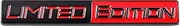 Limited Edition Emblem 3D nameplate Logo Right/Left/Tailgate Fender Badge Compatible with Universal Car Truck (Black-red)