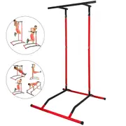 Adjustable Height Portable Pull Up Dip Station for Home Gym, 100KG Capacity