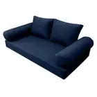 |COVER ONLY| Style1 Queen Knife Edge Daybed Mattress Bolster Pillow Covers AD101