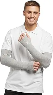 [Solbari] UPF 50+ Sun Protection Arm Sleeves Sensitive Collection - With Thumbholes - UV Protection, Sun Protective