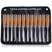 LEONTOOL Wood Carving Chisel Set 12-piece Wood Carving Chisel Set Professional