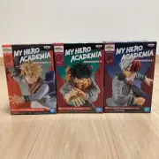 My Hero Academia Izuku Midoriya Shoto Todoroki Katsuki Bakugo Figure Set BANDAI