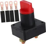 Battery Disconnect Switch for Boat Trailer Compact Car Accessory for Quick Circuit Disconnection Durable Design Easy Operation with Rotating Switch