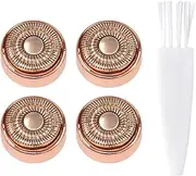 Generation 2 Replacement Heads for Flawless Facial Hair Remover, Replacement Heads for Finishing Touch Flawless Facial Hair Remover Gen 2,Facial Hair Remover Heads with Cleaning Brush for Women,4 Pack