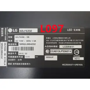 全新 液晶電視 樂金 LG 60LF6350-DB LED 背光模組 燈條