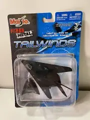 New Maisto Tailwinds Diecast Black F-117 Nighthawk Stealth Fighter NIP. D