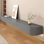 Living Room Wooden TV Cabinet with Drawer 160CM Wall Mounted Floating TV Stand and Storage Unit