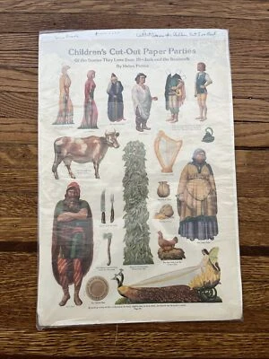 Jack and the Beanstalk Children’s Cut Out Paper Dolls June 1913 Ladies Journal