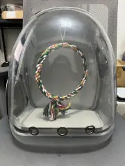 Bird Traval Carrier Cage, Clear Space Capsule Astronaut Backpack to Carry Parake