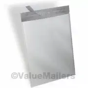 100 EA 7.5x10.5, 9x12 WHITE POLY SHIPPING MAILERS BAGS