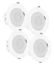 Pyle Surround Wall / Ceiling Home Speaker, Set of 4, White -PDIC4CBTL4B
