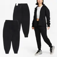 在飛比找Yahoo奇摩購物中心優惠-Nike 長褲 NSW Tech 女款 黑 棉褲 抽繩 運動