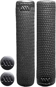 All Mountain Style Extralight Mountain Bike Grips with Plugs | Lightweight and Design for Your MTB, 18g | Fits All Handlebars | The Ideal Accessory for Your MTB
