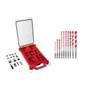 SHOCKWAVE 110-Piece Impact Driver & Carbide Hammer Drill Bit Set w/ PACKOUT Case