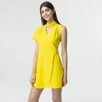 在飛比找momo購物網優惠-【IM8】高爾夫洋裝(黃色 洋裝 香肩性感 高爾夫球服飾)