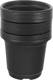 Abaodam 30Pcs Durable Plastic Nursery Pots Plant Containers for Seedlings Succulents Lightweight Reusable for Planting