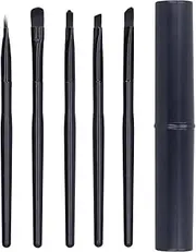 [Yitaocity] 5Pcs Watch Cleaning Brush Set, Wristwatch Movement Watch Repair Small Part Dust Removal Cleaning Brush Tool with Storage Box for Watchmaker Jewelry Keyboards Crafts, Black, One Size