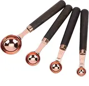 4Pcs Measuring Spoons, Measuring Cups, Stainless Steel for Liquid Ingredients Measuring Dry