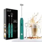 Milk Frother Electric USB Stainless Steel Accessory - Frother Wand Foam Maker...