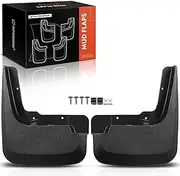 A-Premium Set of 2-PC Front Mud Flaps Splash Guards Compatible with Chevrolet Silverado 1500 2019-2024 Pickup, Left & Right Mudguards Mudflaps, with Hardware Accessories (Not for Legacy Models)
