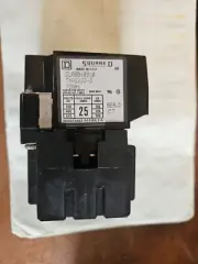 25 Amp Square D Definite Purpose Contactor Class 8910 Type J0-3 240 Volt