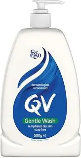 QV Gentle Wash 500ml - Soap Free Moisturizing - Suitable for Dry Skin and Sensitive Skin Conditions - SKU 10168